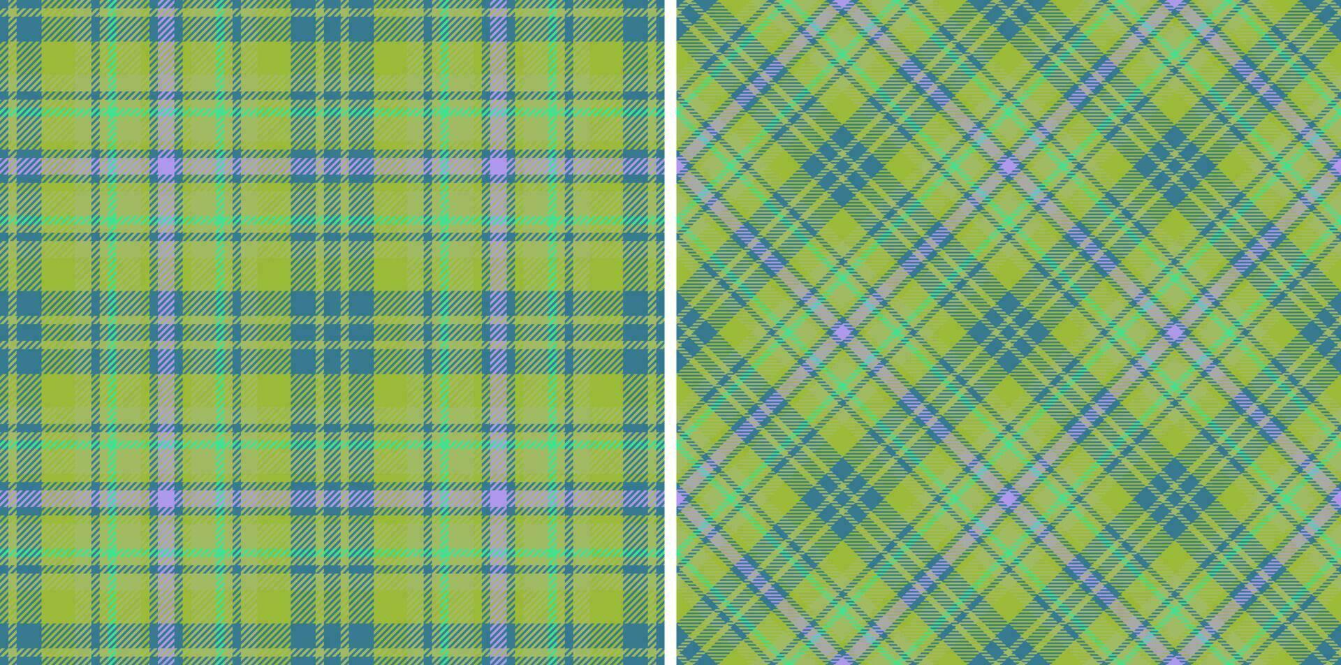 Plaid seamless textile. Texture fabric background. Check tartan vector pattern.