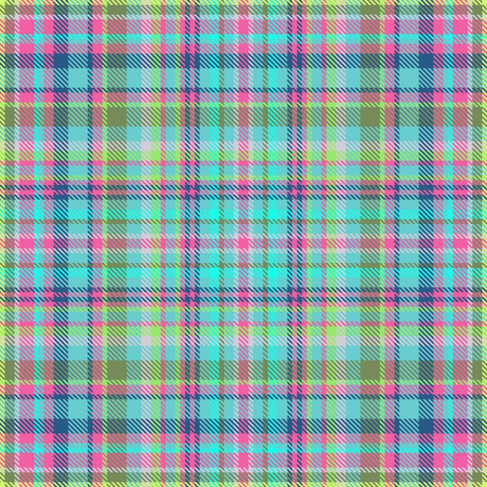 Textile texture seamless of fabric vector pattern with a tartan plaid background check.