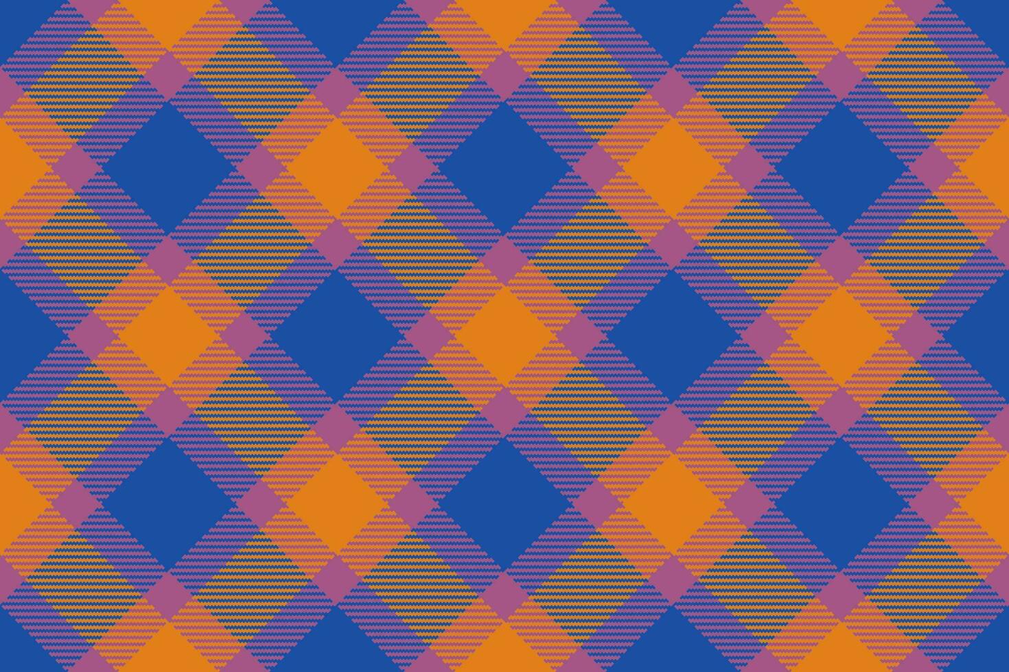 Seamless plaid texture of textile check tartan with a vector background fabric pattern.