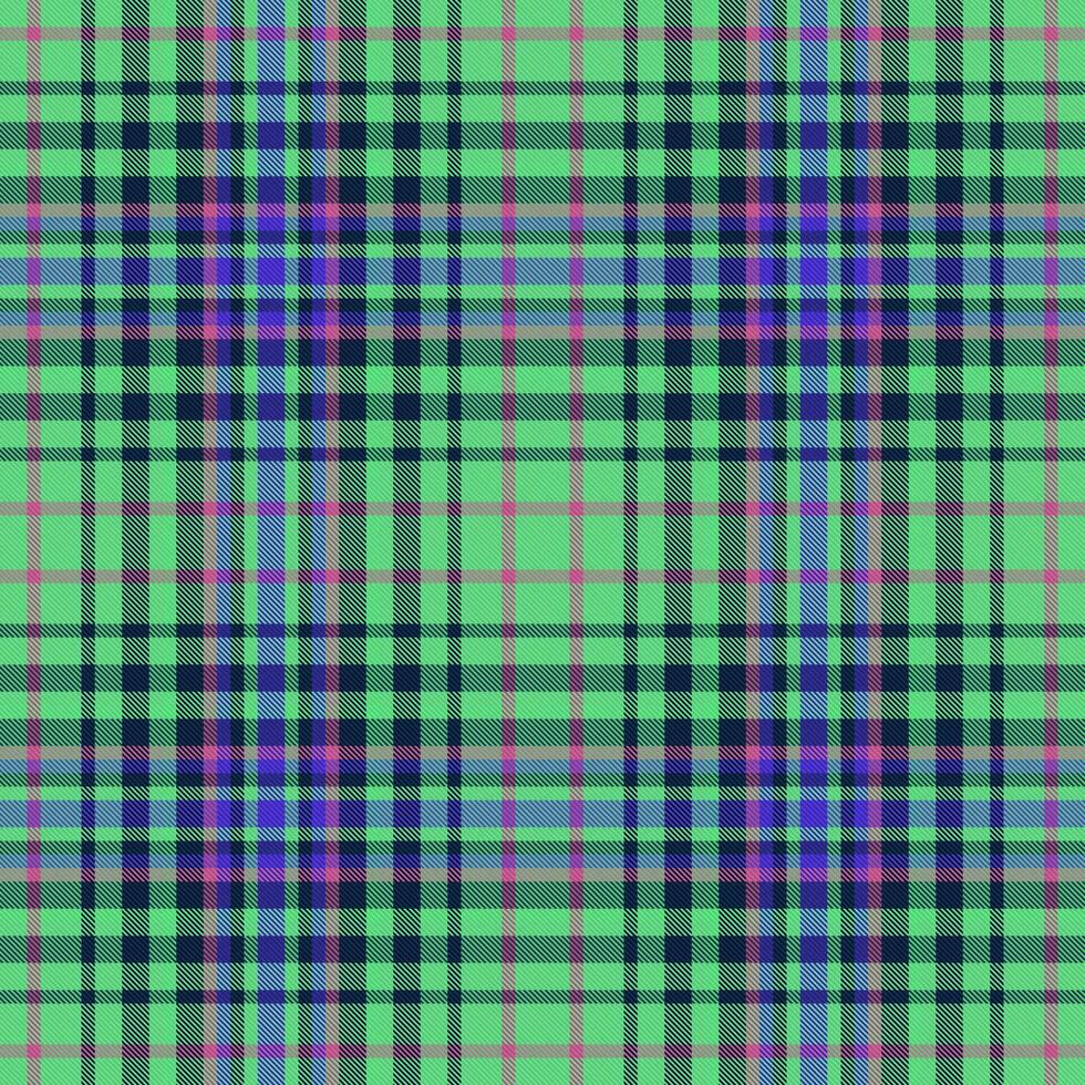 Seamless textile tartan of vector fabric background with a plaid pattern check texture.