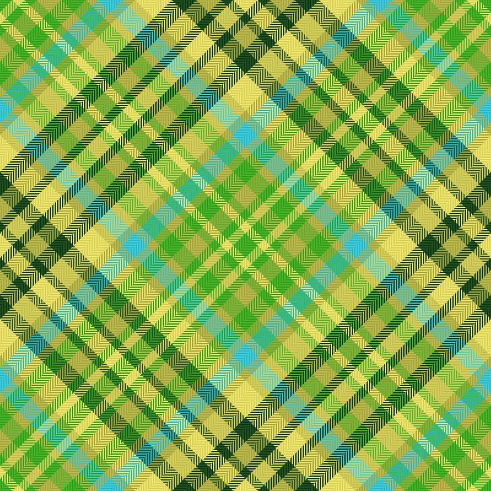 Check textile background of seamless texture fabric with a pattern tartan vector plaid.
