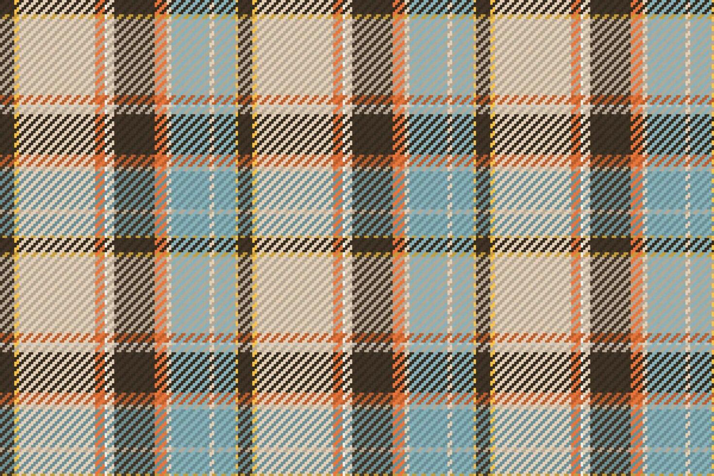 Seamless pattern of scottish tartan plaid. Repeatable background with check fabric texture. Vector backdrop striped textile print.