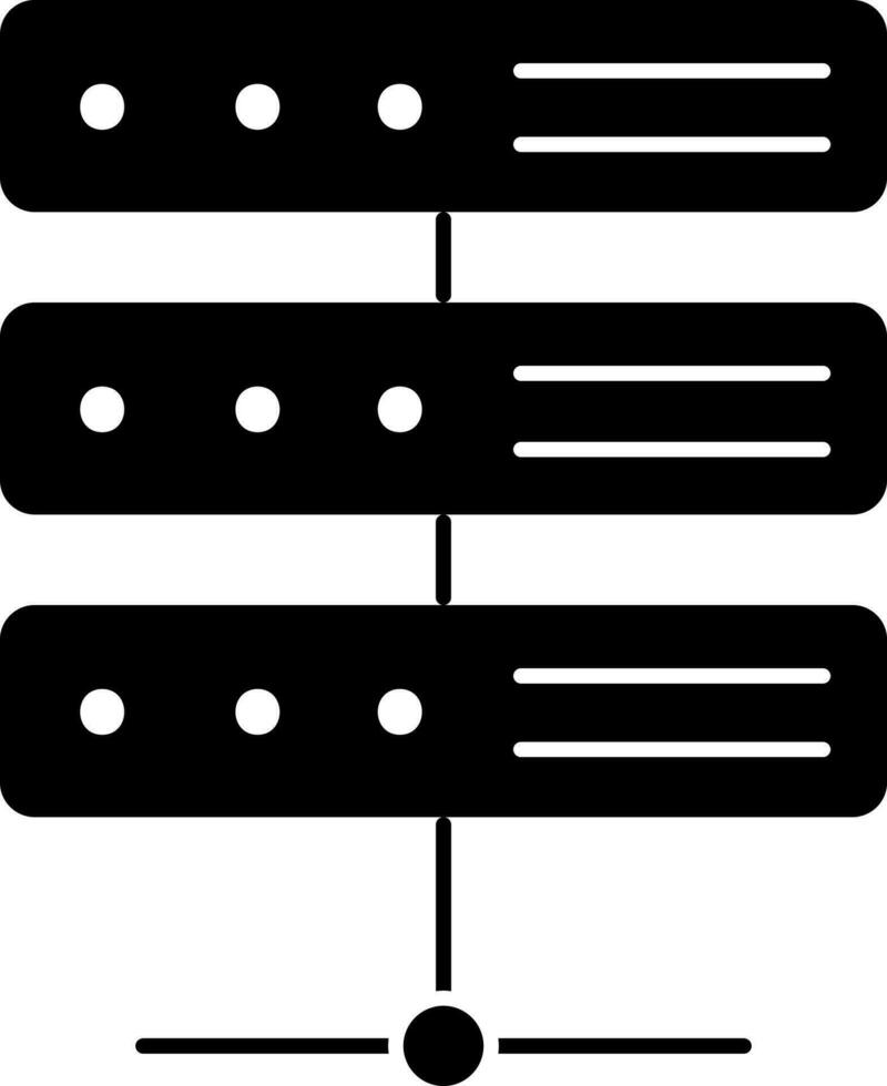Isolated Server Icon vector