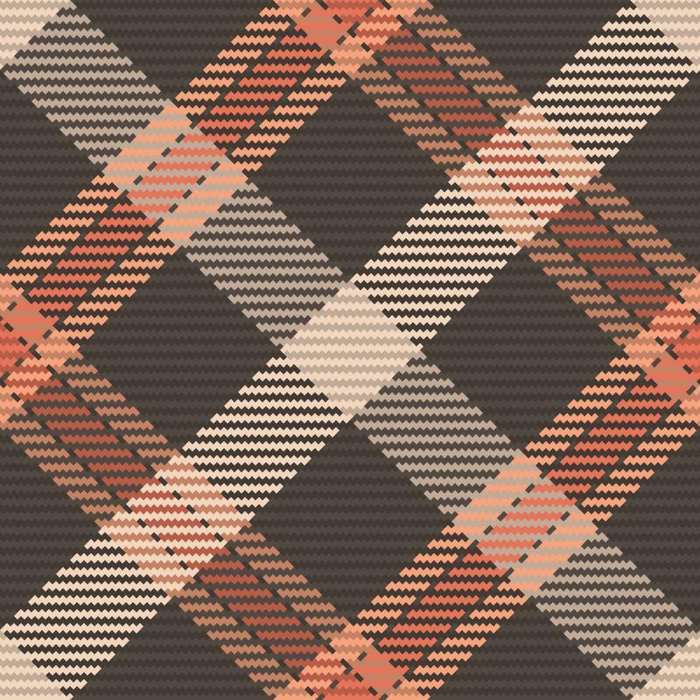Seamless pattern of scottish tartan plaid. Repeatable background with check fabric texture. Vector backdrop striped textile print.