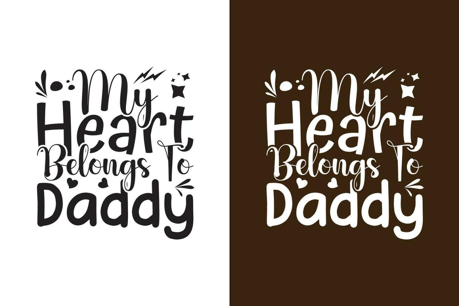 My Heart Belongs To Daddy vector