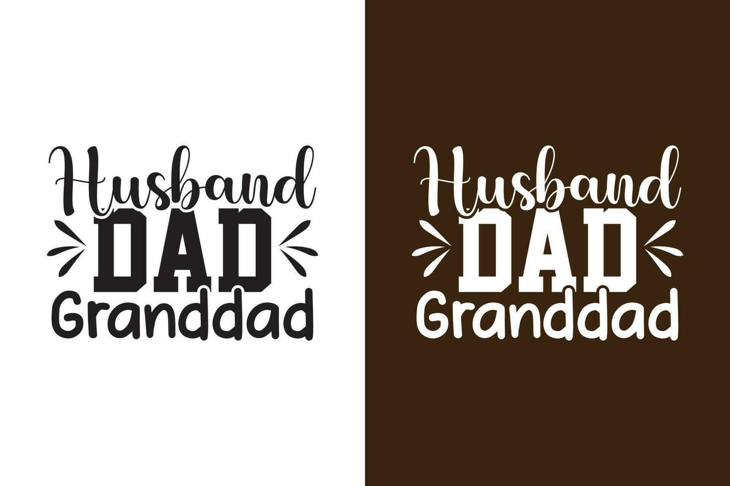 Husband Dad Granddad vector