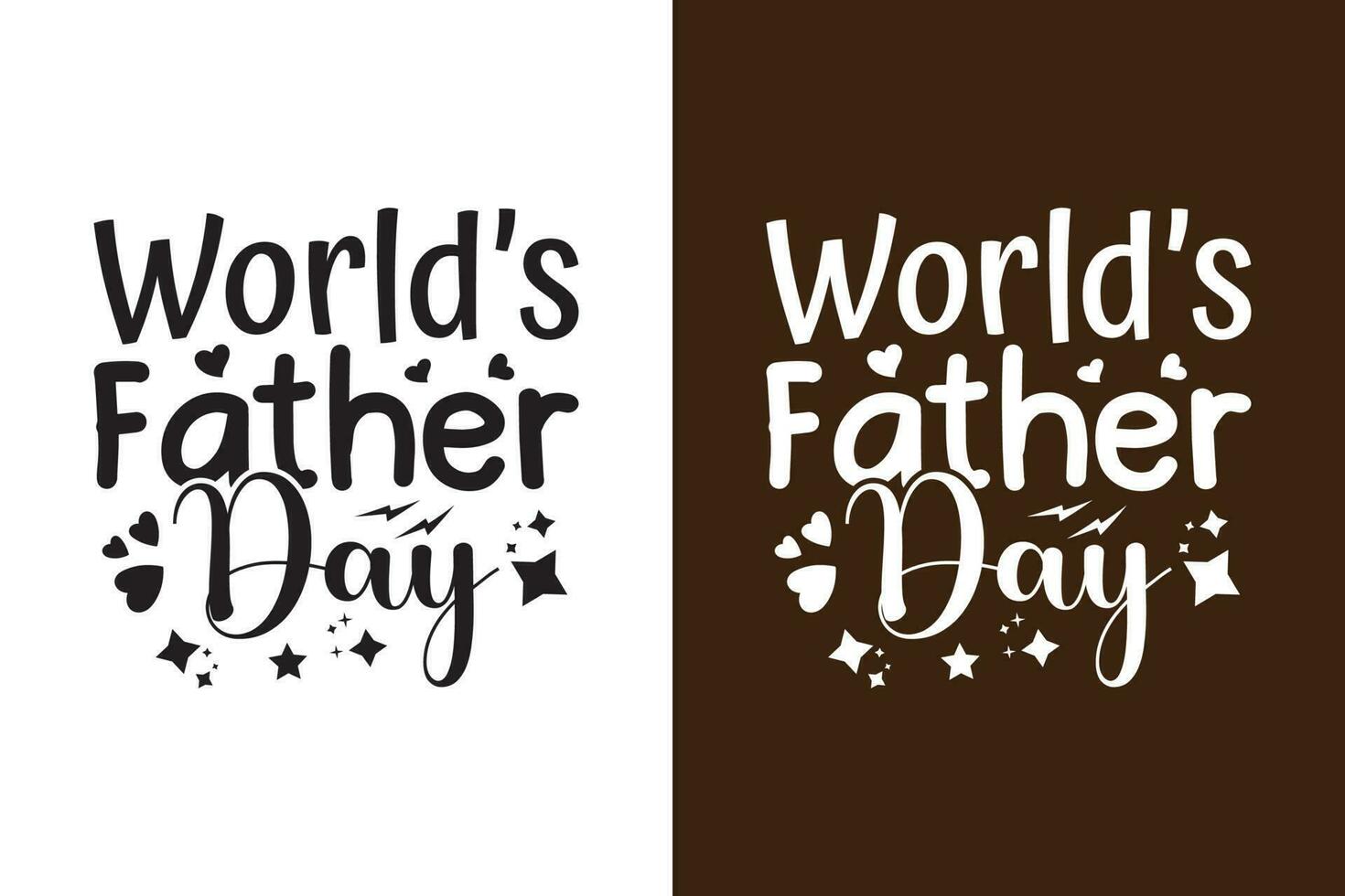 World's Father Day vector