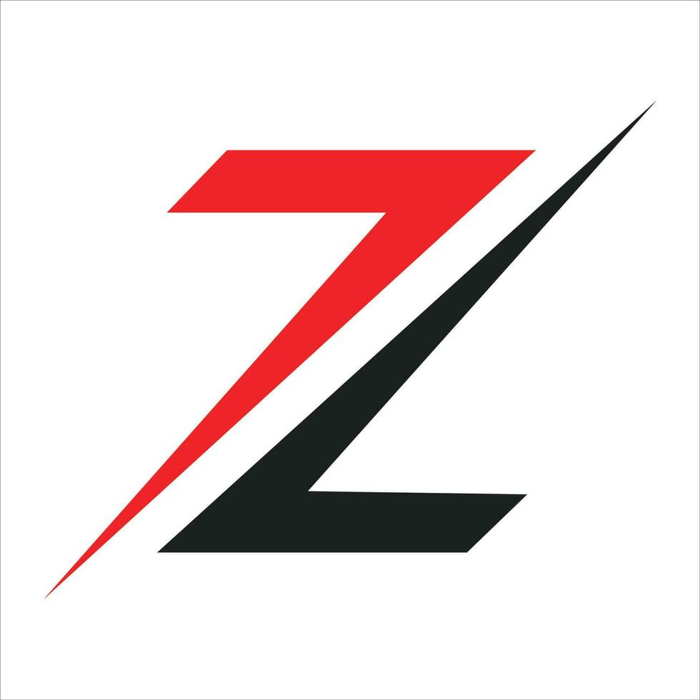 Z letter logo design vector