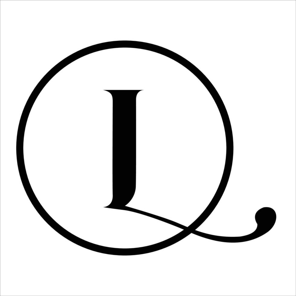 l letra empresa logo diseño vector
