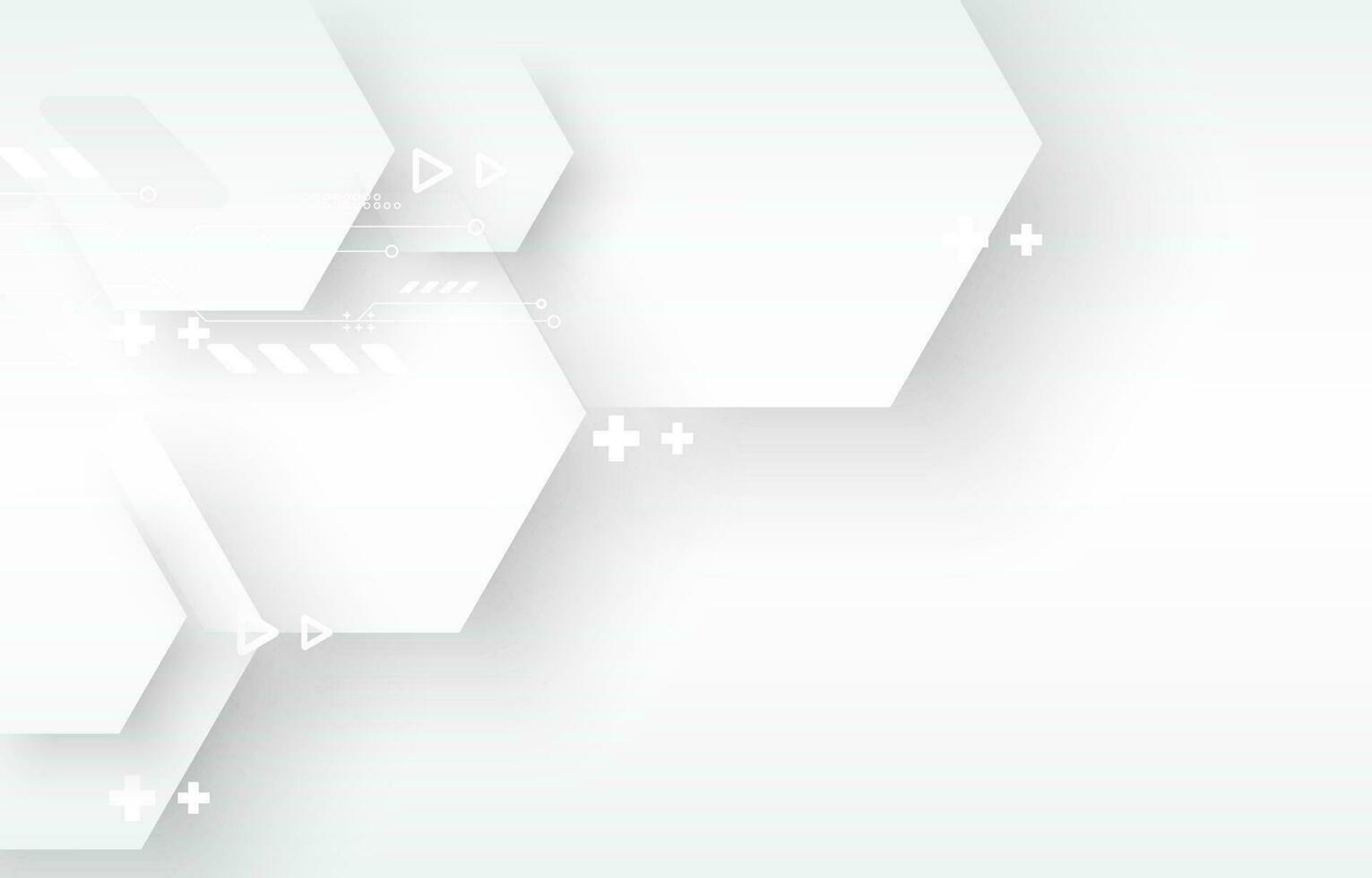 Geometric hexagon vector white background.technology wallpaper.