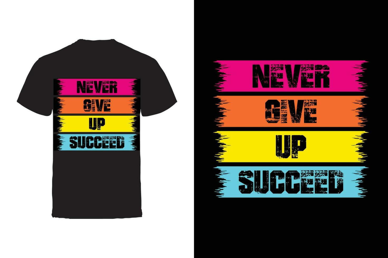 Vector T-shirt design. Motivational Quotes Typography Vector T-shirt design.