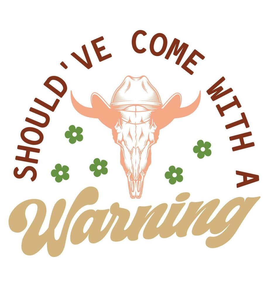 Western Retro Design vector
