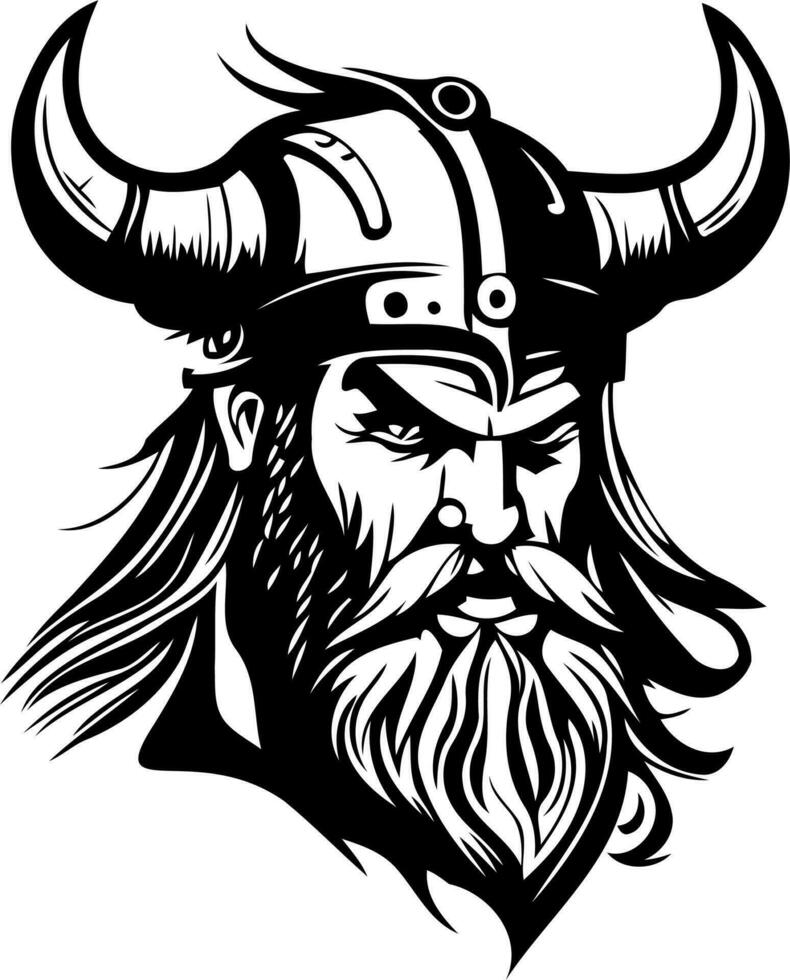 The Viking vector image