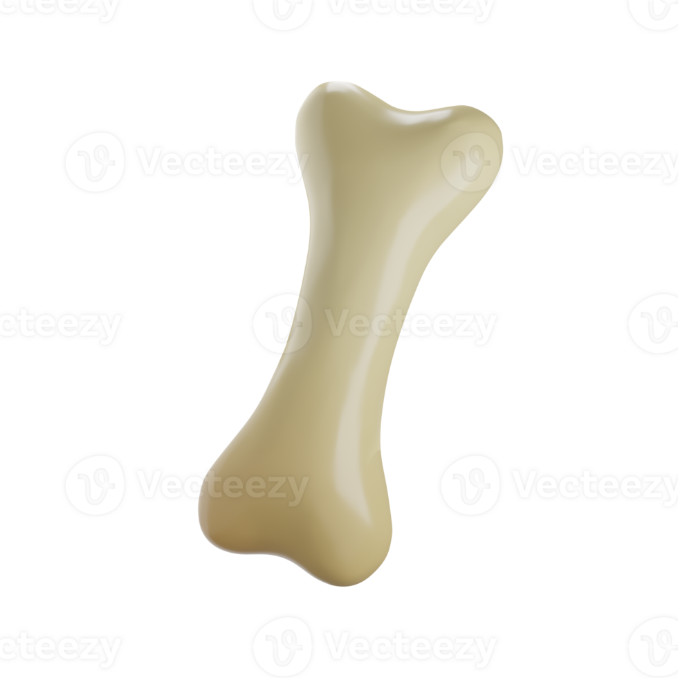 dog' bone png background,cat'bone3d object on