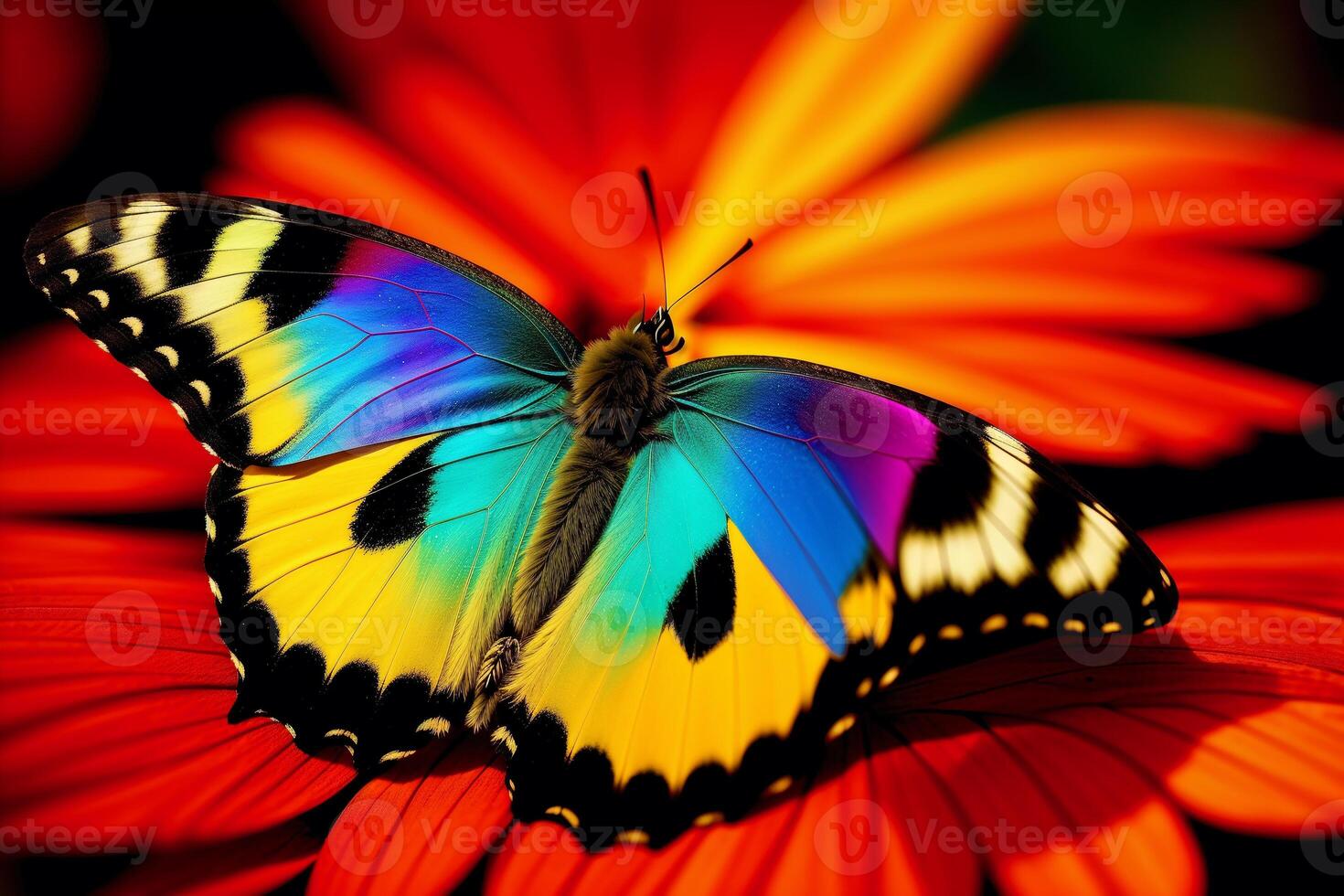 A beautiful colorful Butterfly. The Captivating Beauty of Butterflies. photo