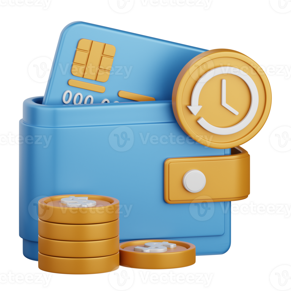 3d rendering payment history isolated useful for payment, money and transaction design element png