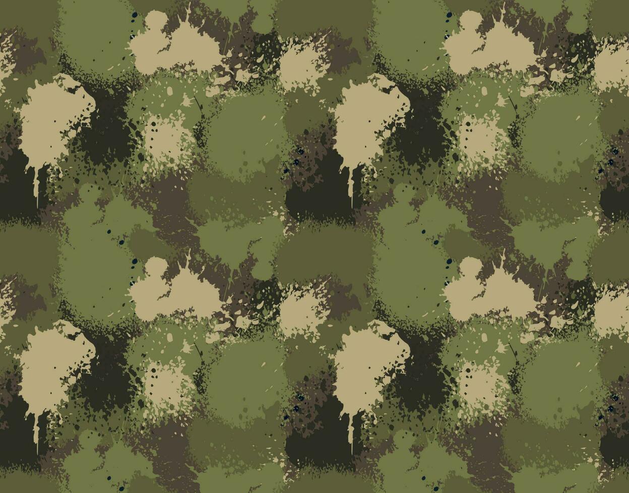 color drop camouflage seamless pattern vector
