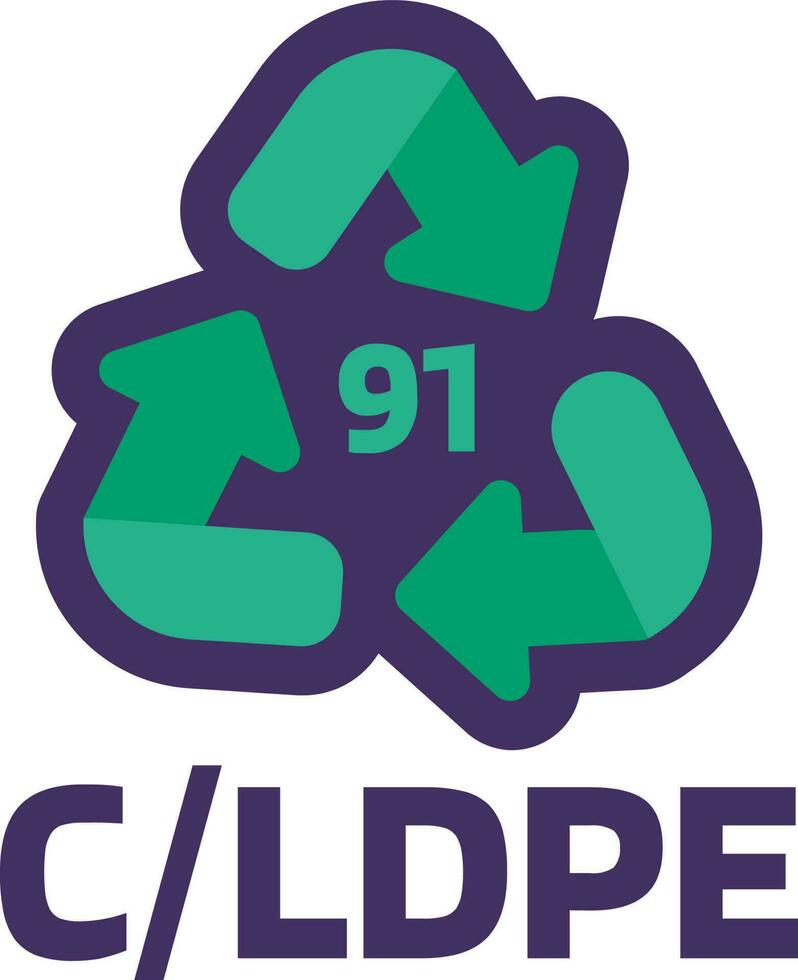 Marking Information C LDPE Industrial Sign vector