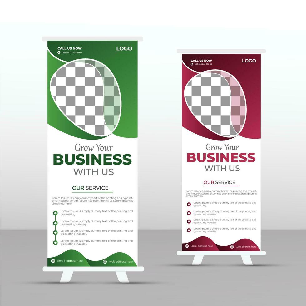 roll up banner, banner design, industrial, company, template, vector, abstract,pattern background, modern x-banner, pull-up banner, rectangle size,Creative Banners,tow color banner,corporate roll Up vector