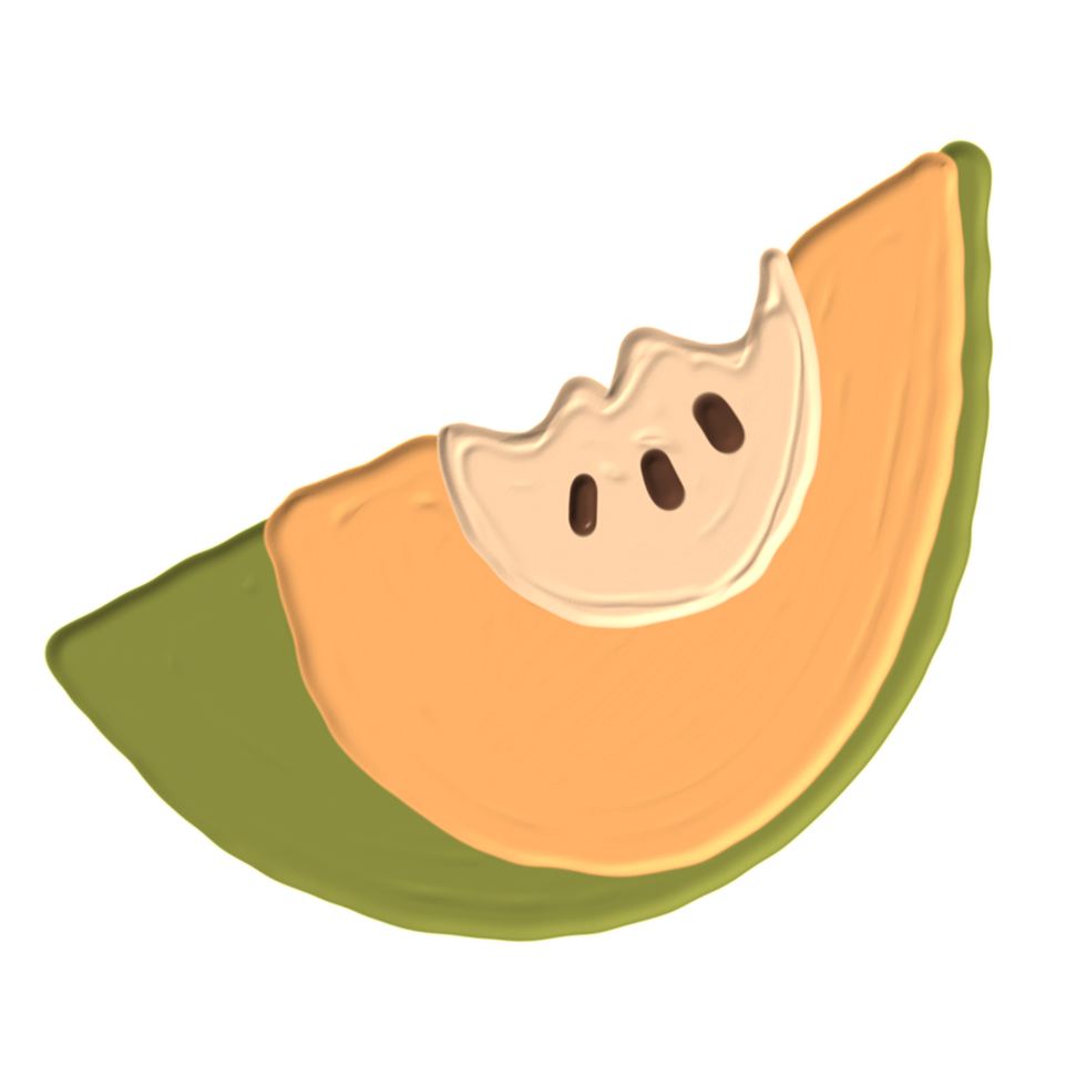hand drawn cute fruits png