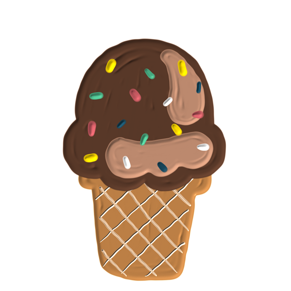 hand drawn ice cream png