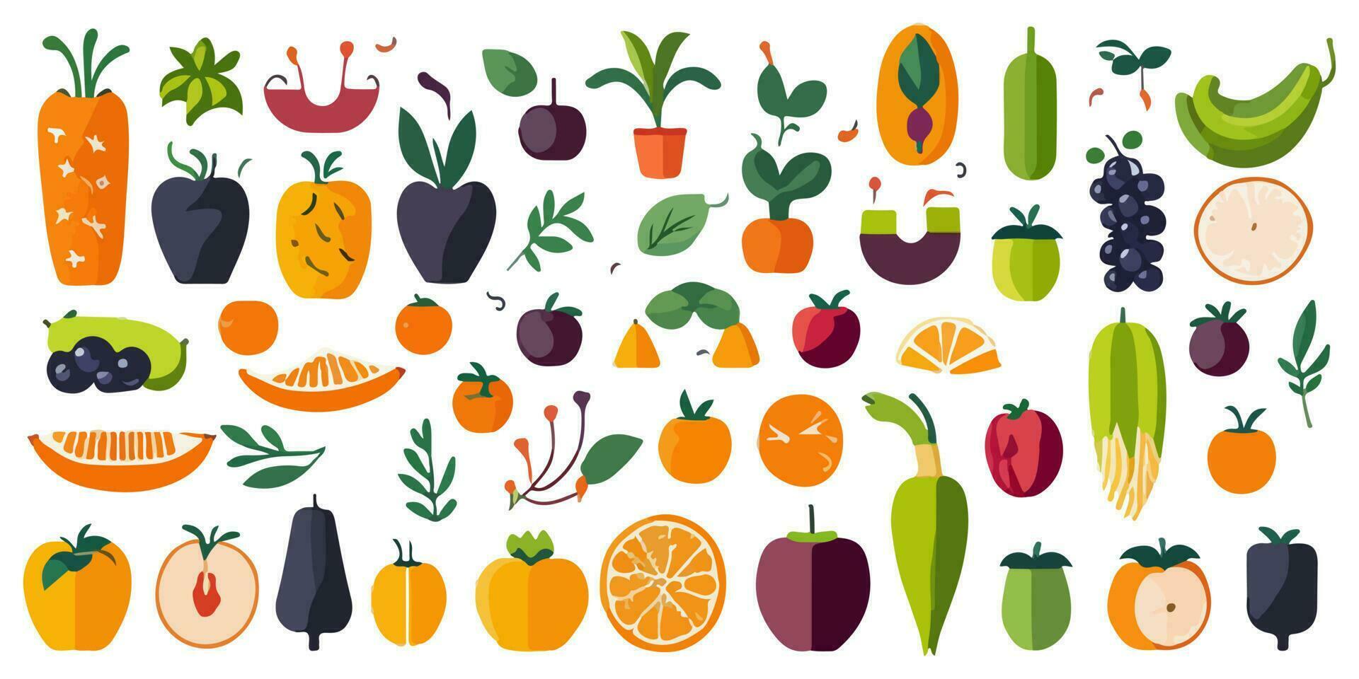 Exotic and Colorful Wonder Illustrated in Vector Splendor