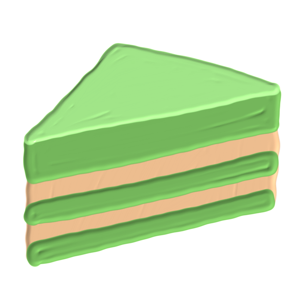 hand drawn cute cake png