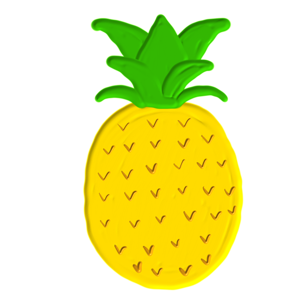 mano dibujado linda frutas png