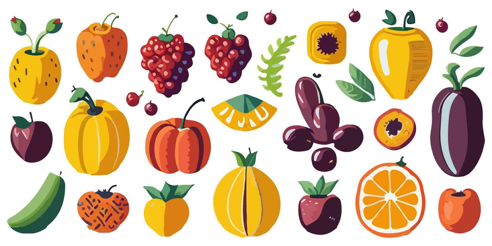 Bursting with Flavor, Crafted in Vibrant Vector Form