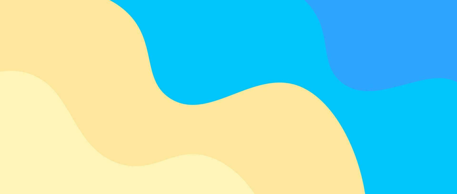 Abstract wavy beach background. Vector illustration