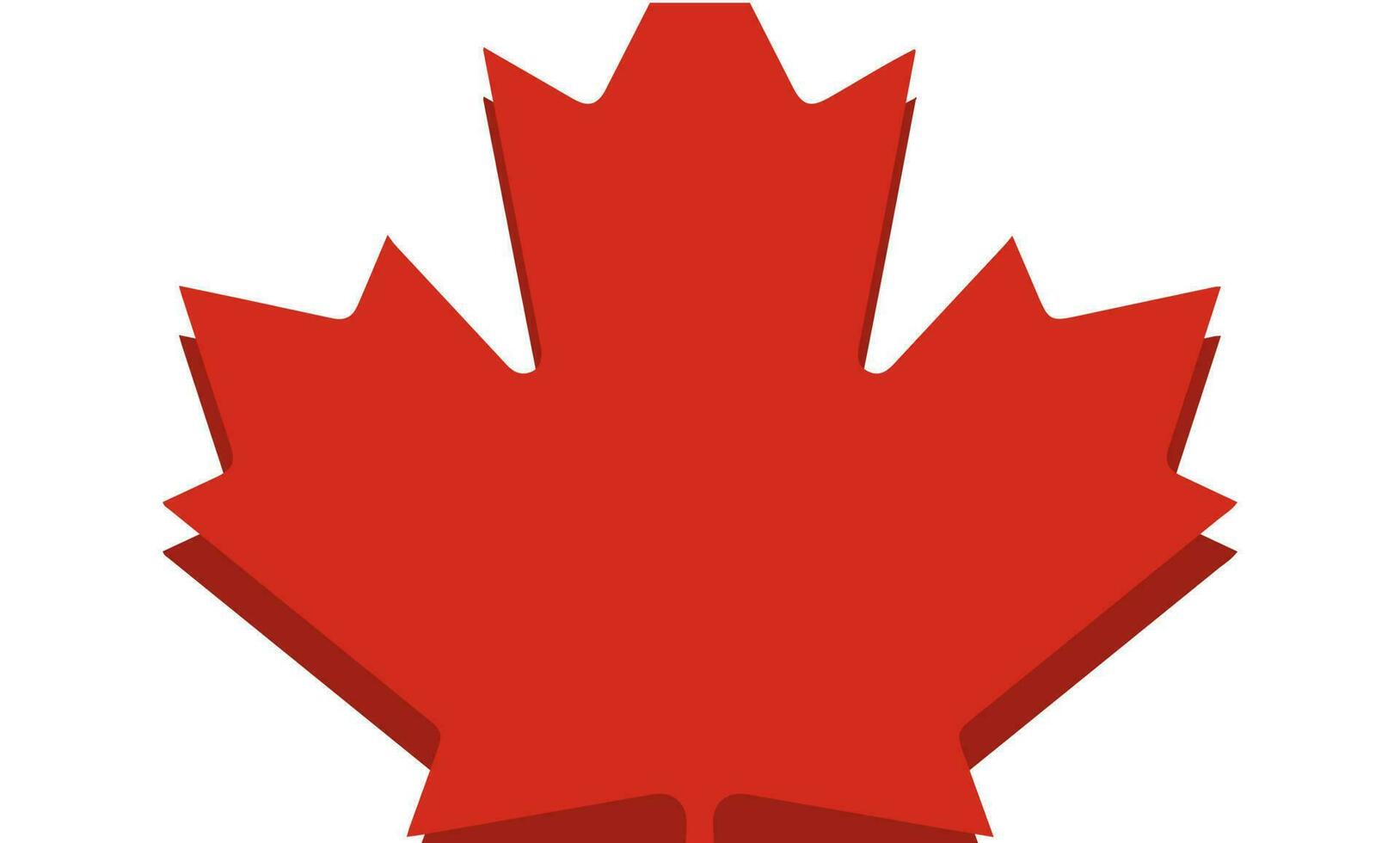 Mininmalist background for canada day. Vector illustration with place for your text