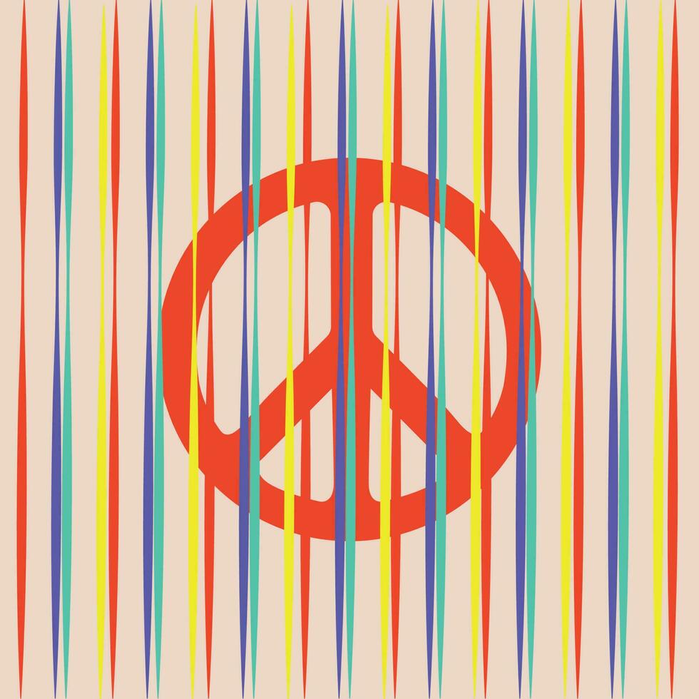 peace sign funky retro backgrounds