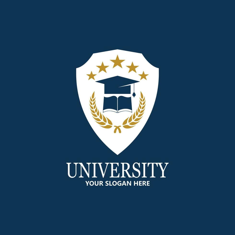 University  Academy  School and Course logo design template vector