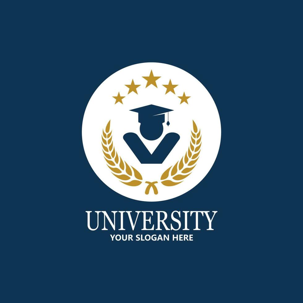University  Academy  School and Course logo design template vector