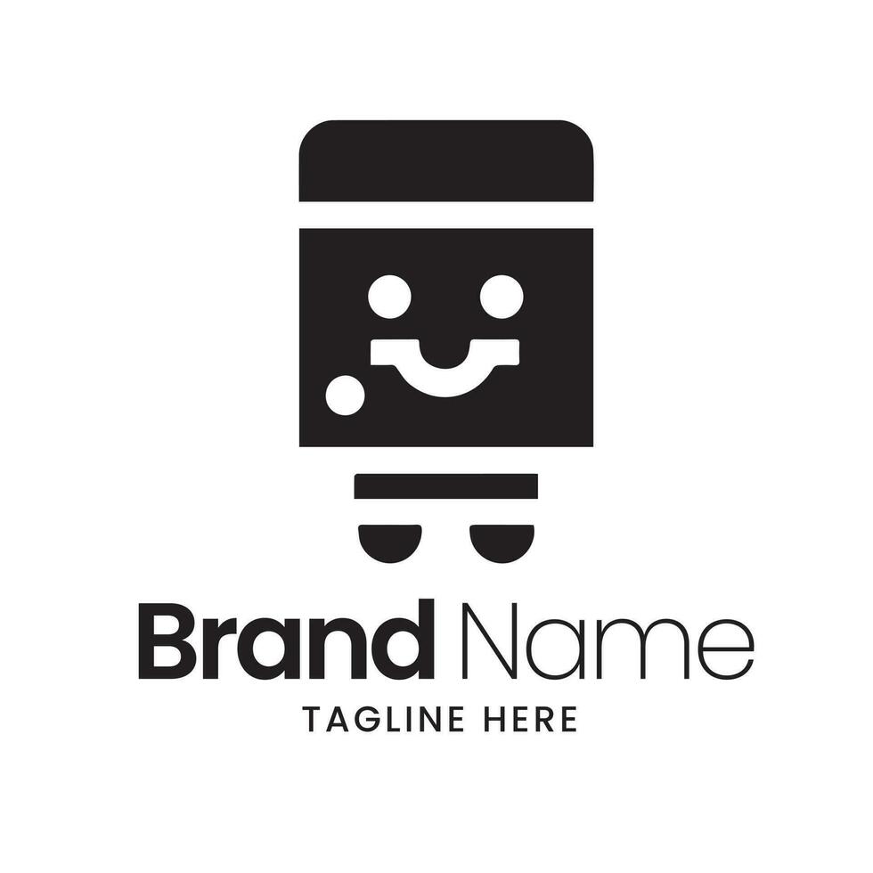 Chatbot logo with modern concept. Chatbot icon on white background, vector logo design