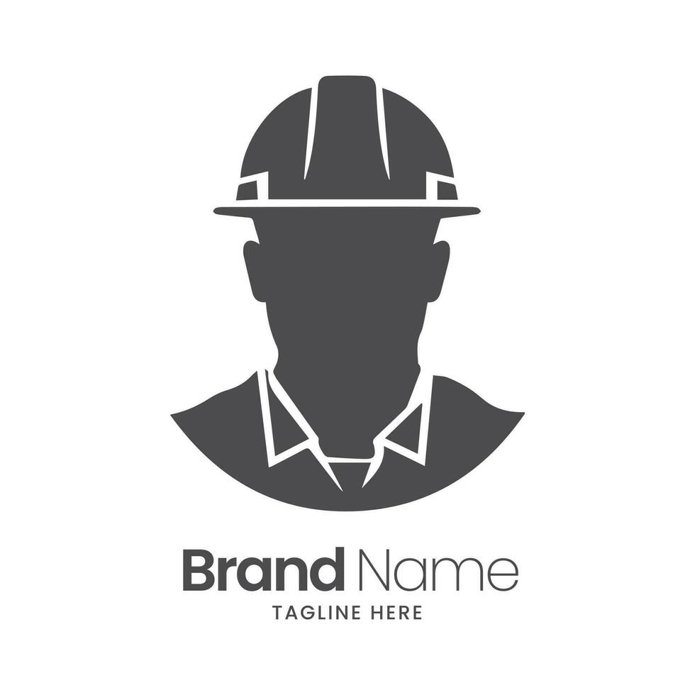 constructor logo diseño, construcción logo diseño, labor logo. vector logo, ingeniero logo