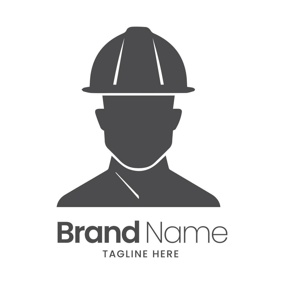 constructor logo diseño, construcción logo diseño, labor logo. vector logo, ingeniero logo