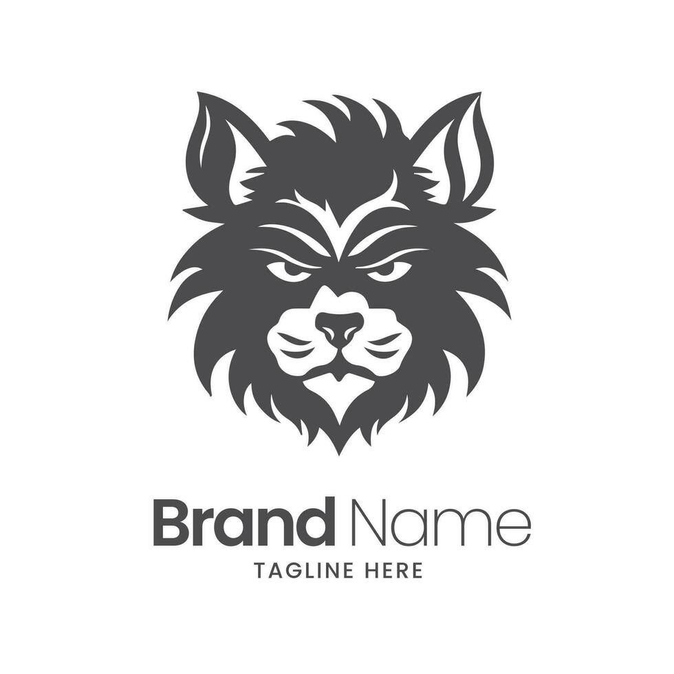 lion head tattoo, lion logo design, mascot logo vector