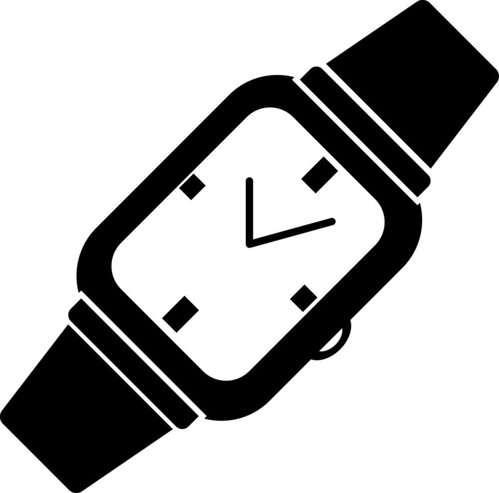 Illustration of a Wrist Watch. vector