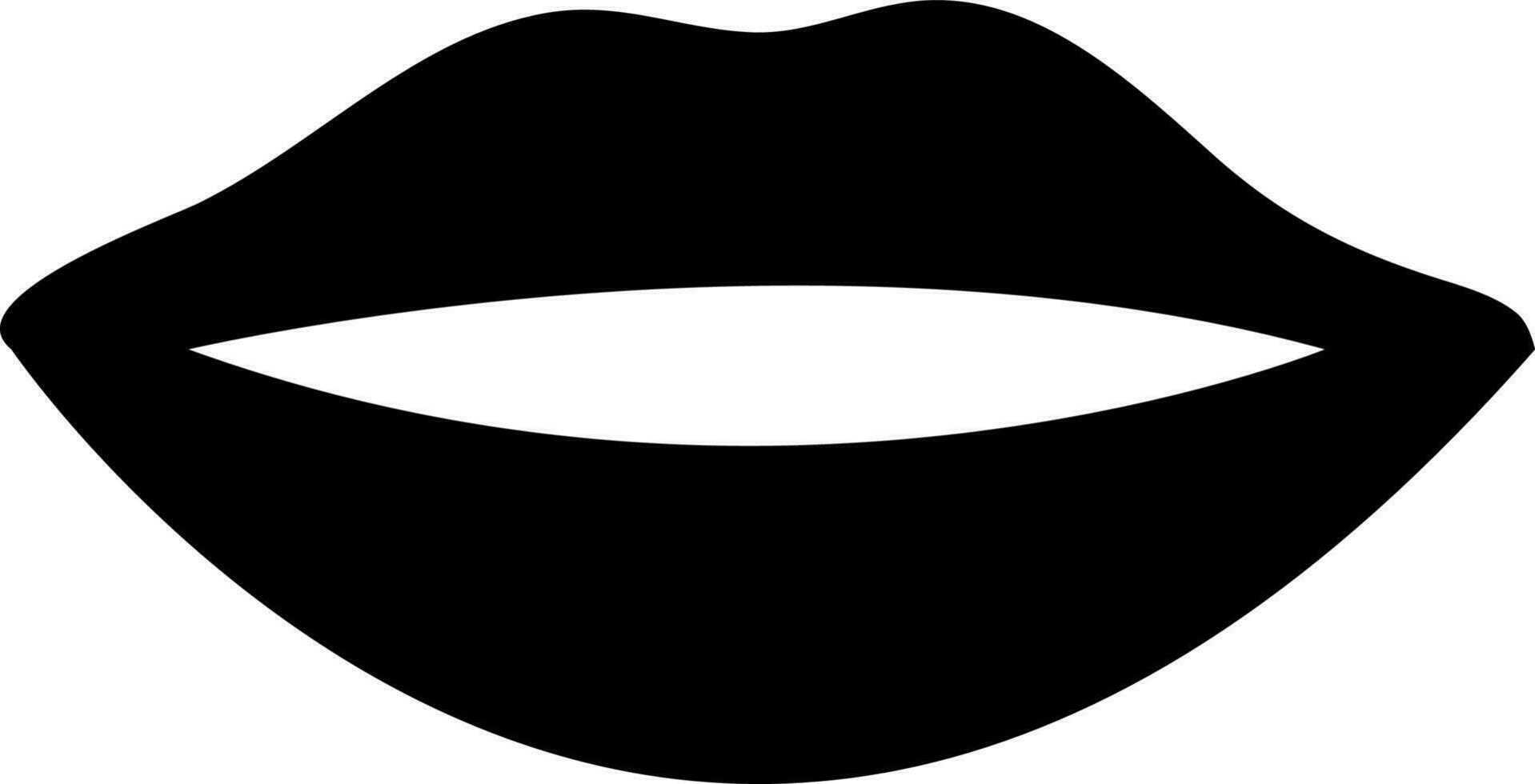 Vector Lips sign or symbol.