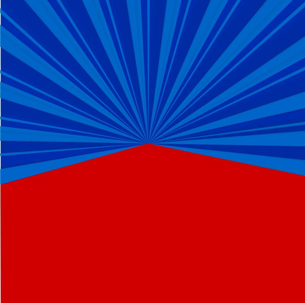 resumen rayos antecedentes en azul y rojo colores. vector