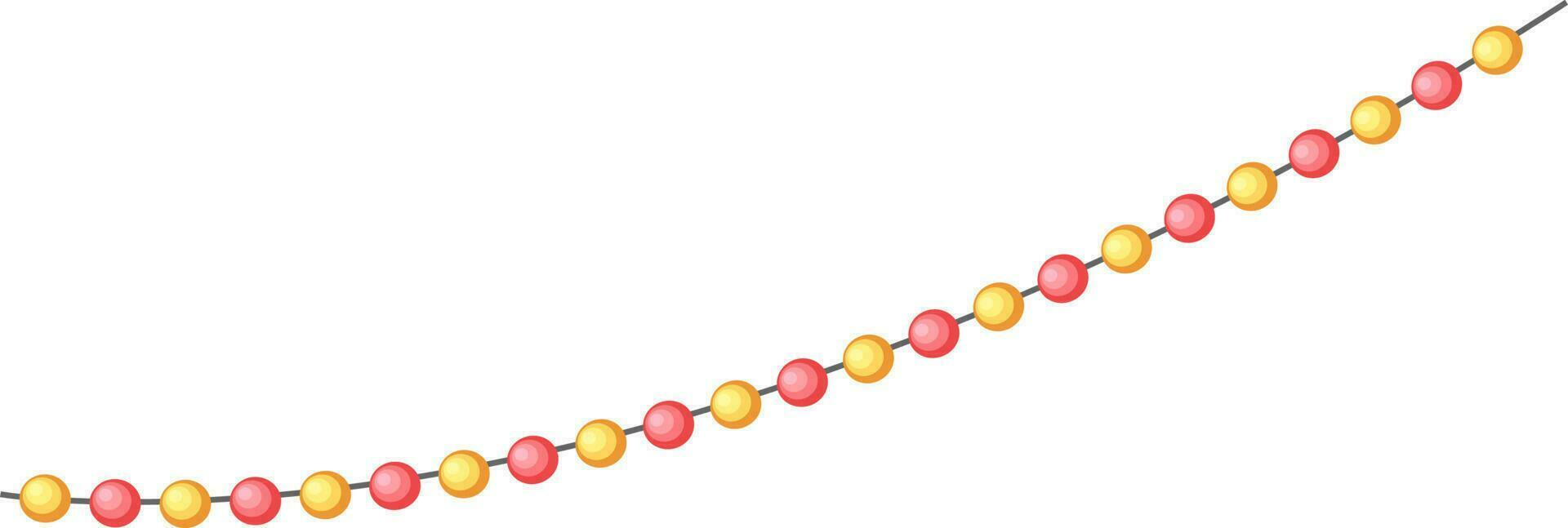 Illustration of colorful decoration element. vector