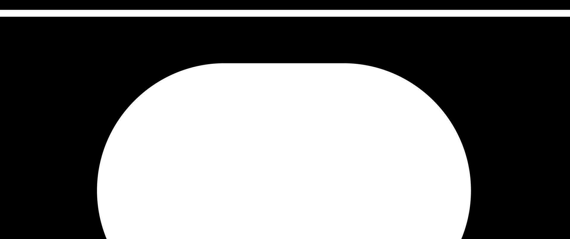 Tunnel under bridge icon in black color. vector