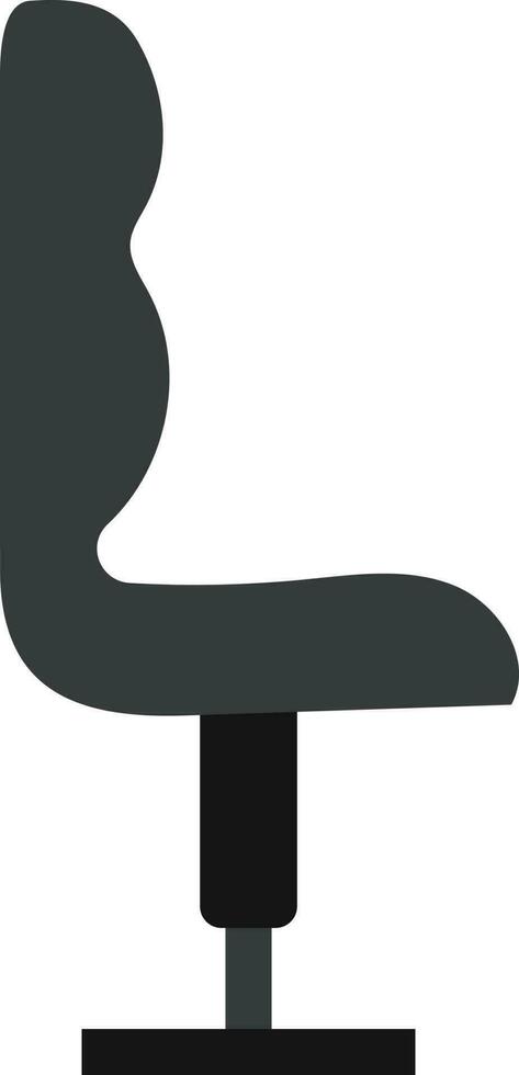 Flat illustration of a chair. vector