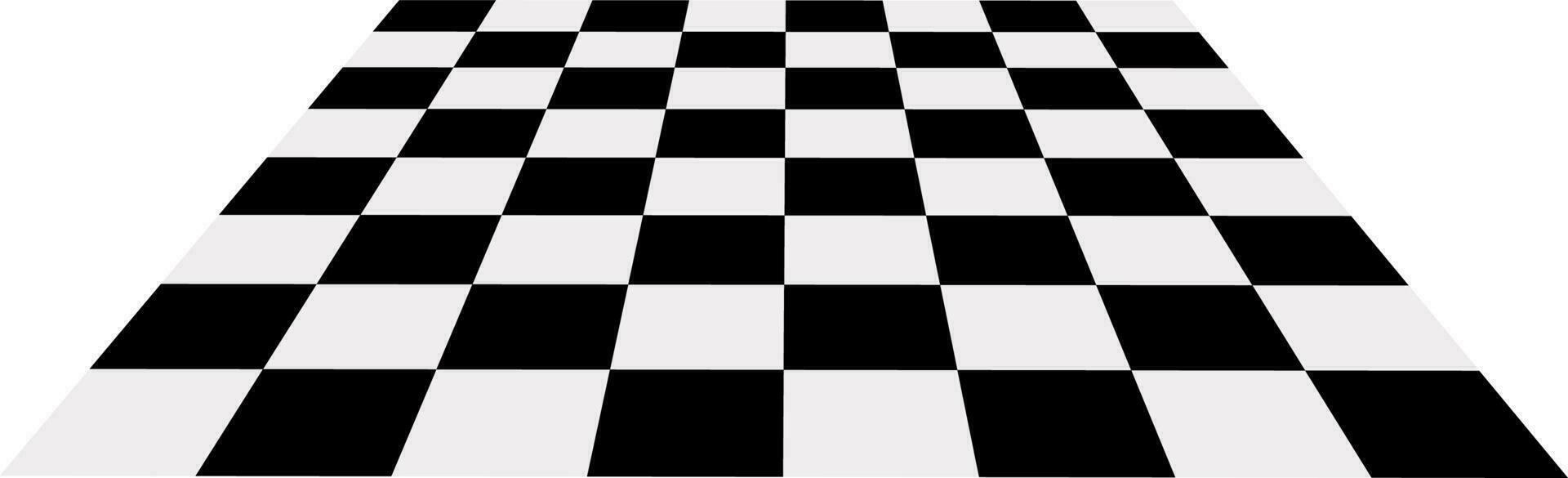 plano estilo icono de un ajedrez tablero. vector