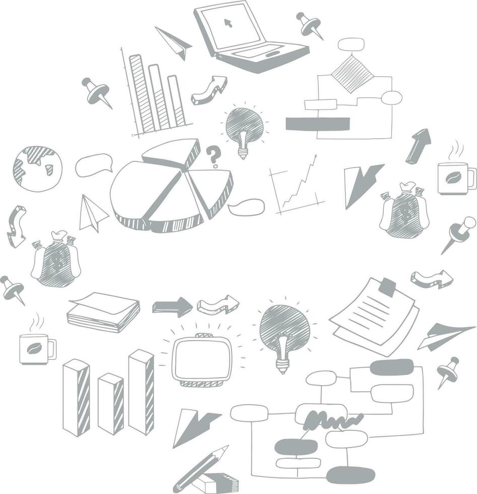 Infographic element in flat style. vector