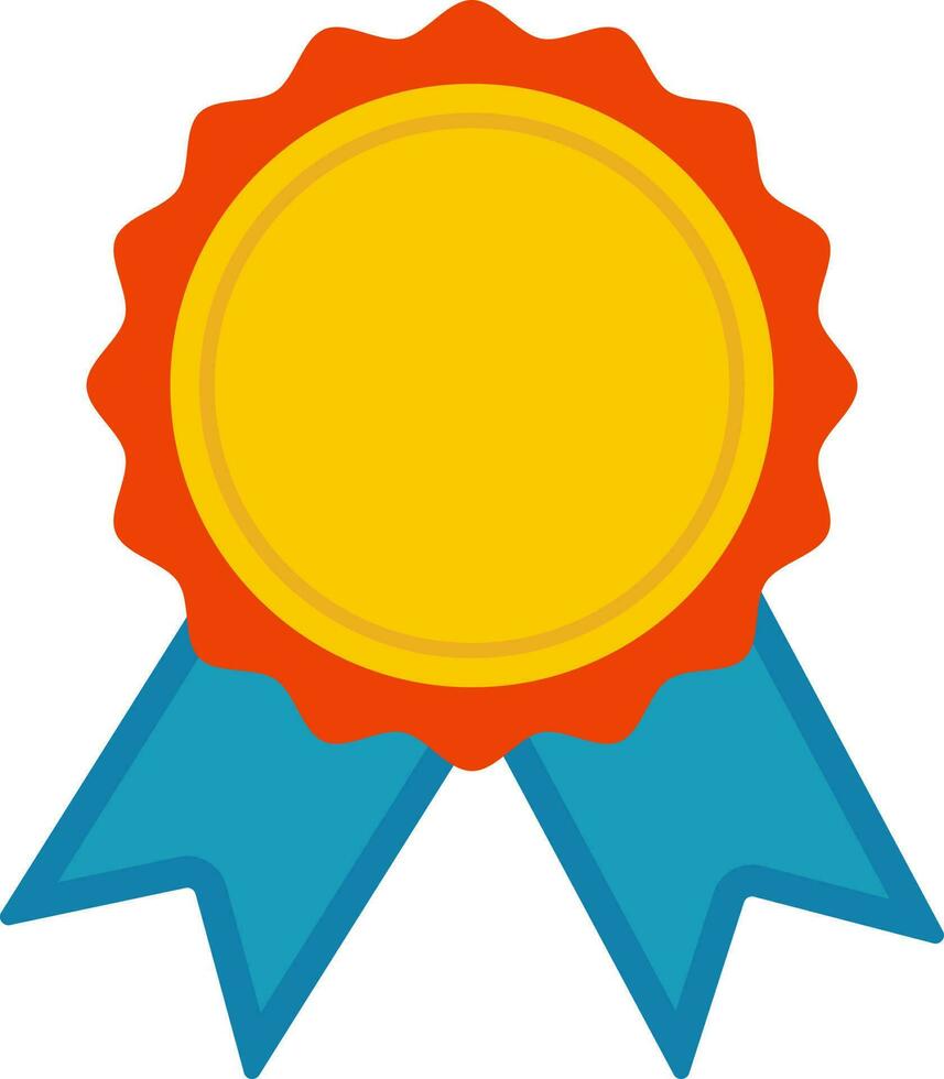 Flat illustration of a award icon. vector