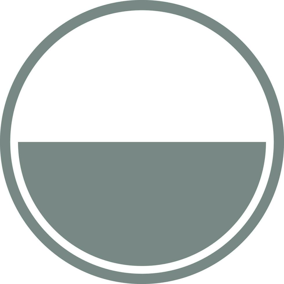 Flat style illustration of a pie chart. vector