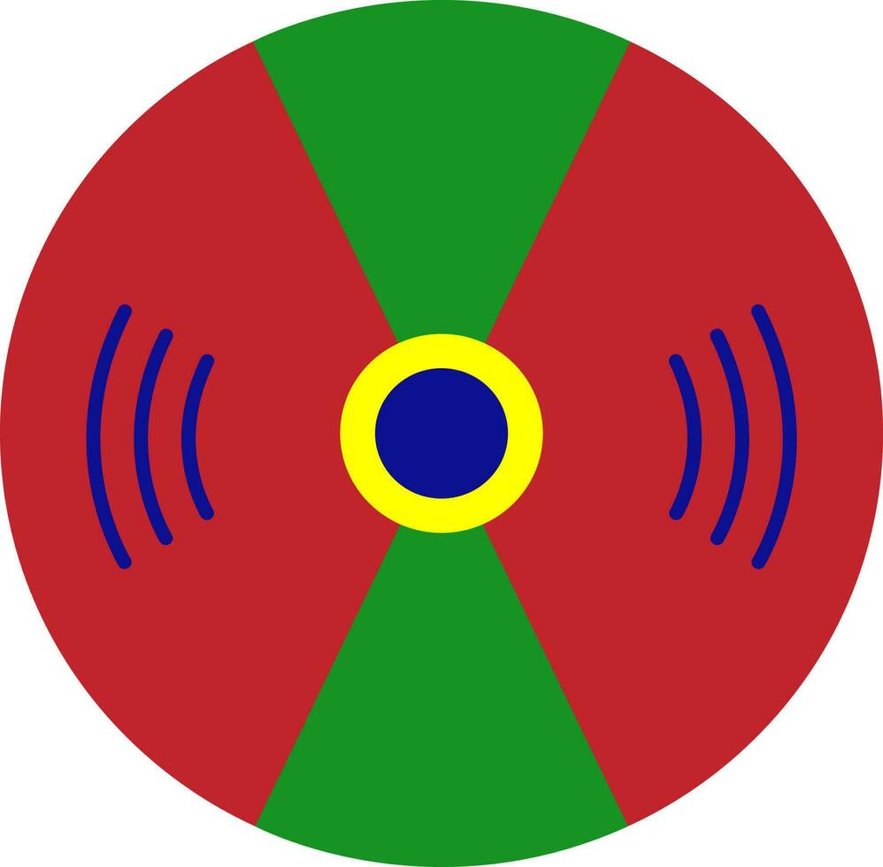 Illustration of a cd icon. vector