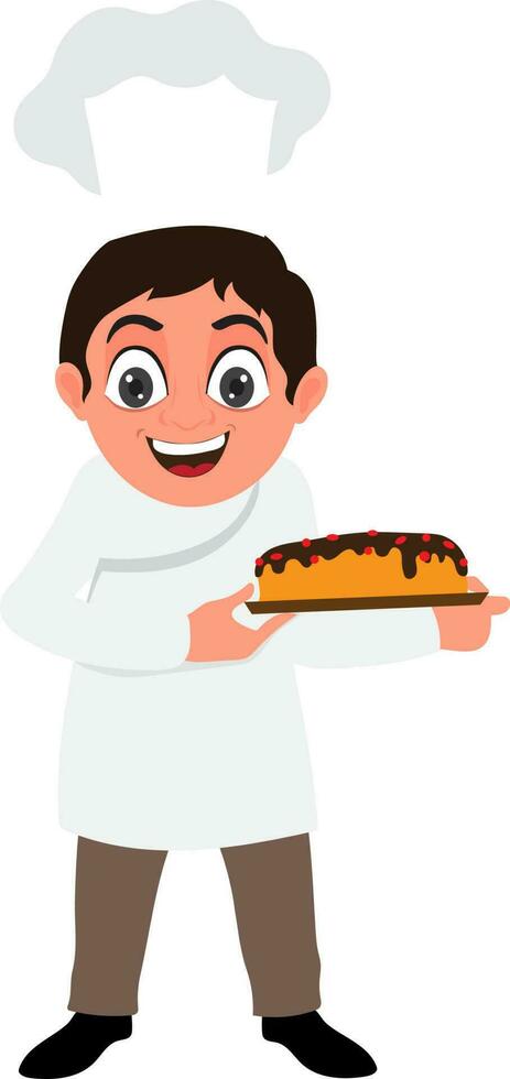 Cartoon character of a chef. vector
